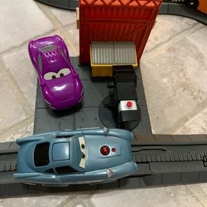 Disney Pixar electric car track set